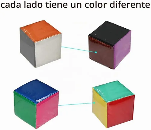 Vista 4 de EAMAY Juego de 2 cubos de bolsillo para aprender, a partir de 3 años.