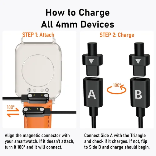 Vista 4 de Audiovance AB400 - Cargador reversible para reloj inteligente