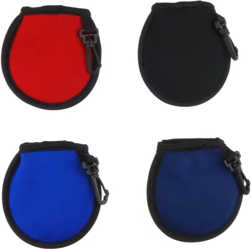 Vista 6 de 4 Pack Portable Pocket Golf Ball Washer Golf Ball Cleaner Pouch