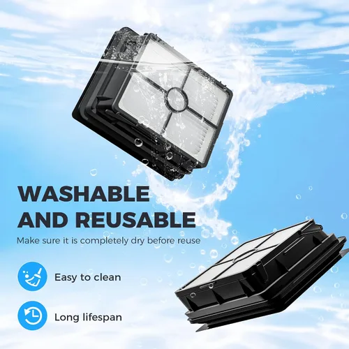 Vista 8 de Paquete de 6 filtros 1866 compatibles con Bissell Crosswave 3888A 1785 2210 2211 2304 2306 2551 2554 2590 2593 2596 CrossWave Wireless Max todo