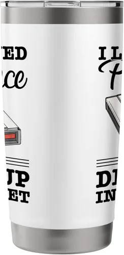 Vista 4 de 90s Nostalgia Retro 90s Dial Up Internet Vintage Stainless Steel Insulated Tumbler
