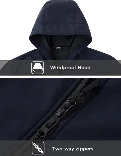 Vista 5 de wantdo Parka de natación unisex impermeable larga para adultos y jóvenes