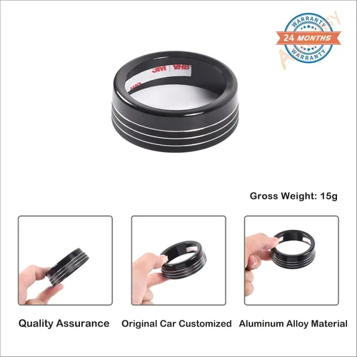 Vista 7 de Cubierta de anillo de botón de palanca de cambios de automóvil compatible con Ford Maverick 2022-2024, cubierta de anillo para palanca de cambios