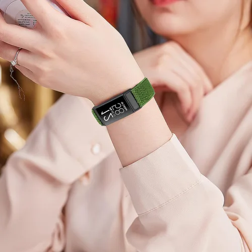 Vista 6 de Vodtian Correa de reloj de nailon elástica compatible con Fitbit Charge 4/Fitbit Charge 3 /SE, correas deportivas trenzadas ajustables Solo Loop