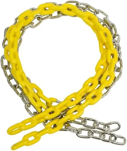Vista 3 de Asiento de columpio para exteriores resistente con cadena de 60 pulgadas, accesorios de repuesto con ganchos de presión para niños, columpio, Verde