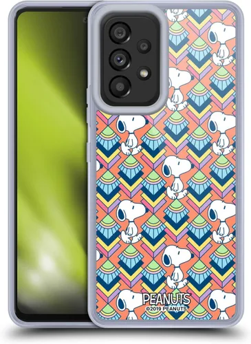Vista 91 de Head Case Designs Snoopy Deco Dreams - Funda de gel con licencia oficial de Peanuts Blue Pattern [protección de grado militar] compatible con Google