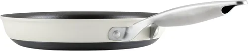 Vista 14 de Anolon Achieve - Juego de ollas y sartenes antiadherentes anodizadas duras, 9 piezas, color crema