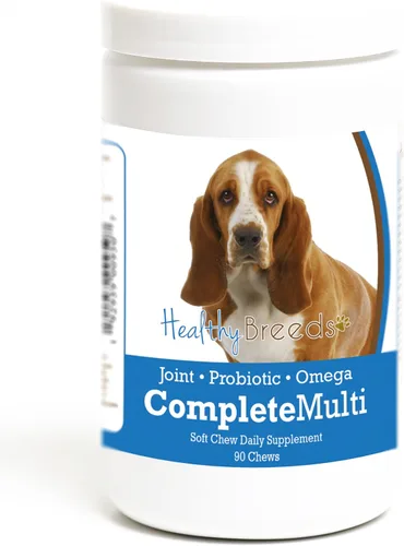 Vista 180 de Healthy Breeds Affenpinscher todo en uno multivitamínico suave masticable 60