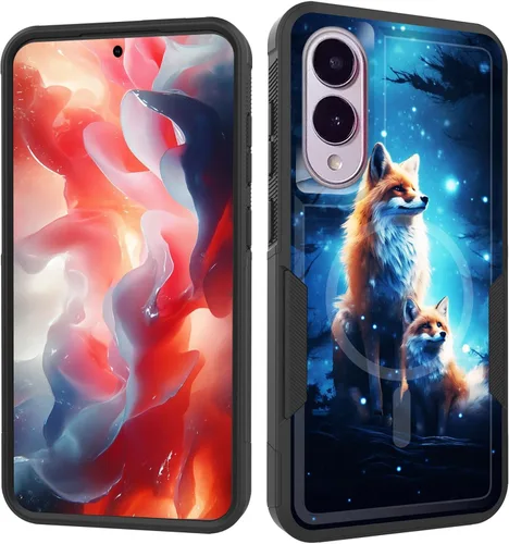 Vista 151 de Funda magnética para Galaxy A16 5G, [compatible con MagSafe] [protección contra caídas de grado militar] Funda resistente a prueba de golpes