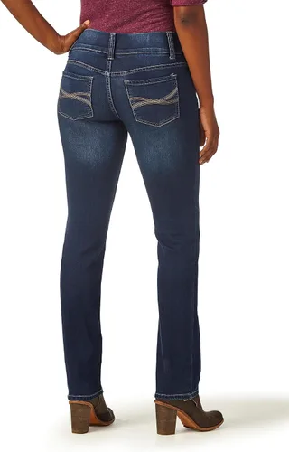 Vista 3 de Riders by Lee Indigo - Pantalón de Jean de mujer, cintura estrecha y pierna recta.