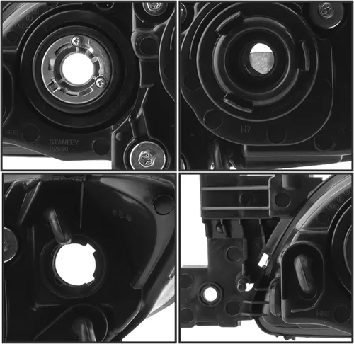 Vista 6 de Conjunto de faros delanteros compatible con Mazda 3 Sedan 2004-2009 de 4 puertas, lado del conductor y del pasajero