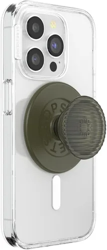 Vista 21 de Agarre para teléfono PopSockets con patas de apoyo extensibles, PopSockets para teléfono, PopGrip, Into The Woods - Camo Flow Sujeción segura