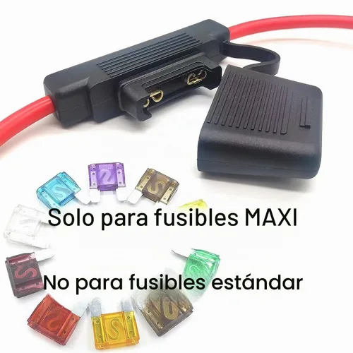 Vista 2 de VANTRONIK Portafusibles en línea maxi impermeable calibre 10 14 pulgadas