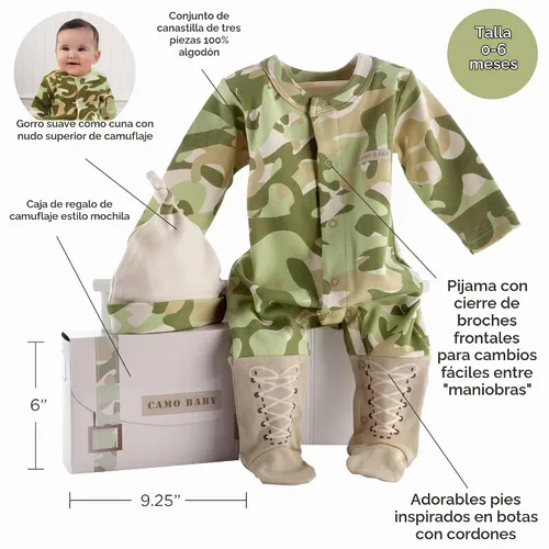 Vista 6 de Canastilla con set de regalo Baby Aspen Big Dreamzzz, 0-6 meses, Bronceado