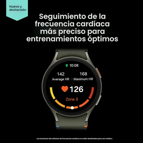 Vista 2 de SAMSUNG Galaxy Watch 7 40mm Bluetooth AI Smartwatch con puntuación de energía, consejos de bienestar, seguimiento de frecuencia cardíaca, monitor