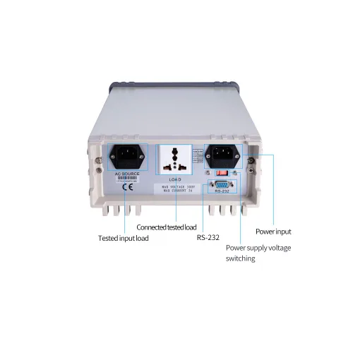 Vista 6 de MATRIX Medidor de potencia de alta precisión MPM-1010B, prueba de parámetro del medidor de potencia de CA con RS-232, medidor de potencia digital