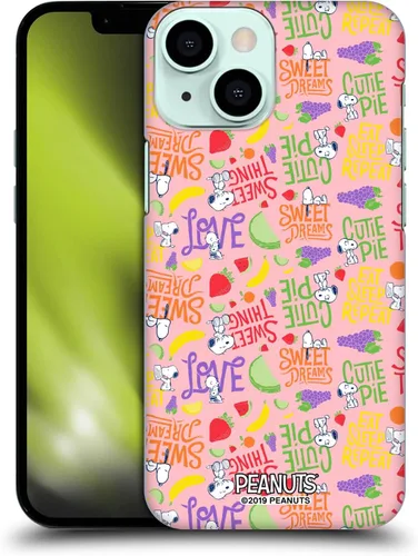 Vista 86 de Head Case Designs Funda rígida con licencia oficial de Peanuts Charlie y Snoopy Naturally Sweet compatible con Apple iPhone 7/8/SE 2020 y 2022