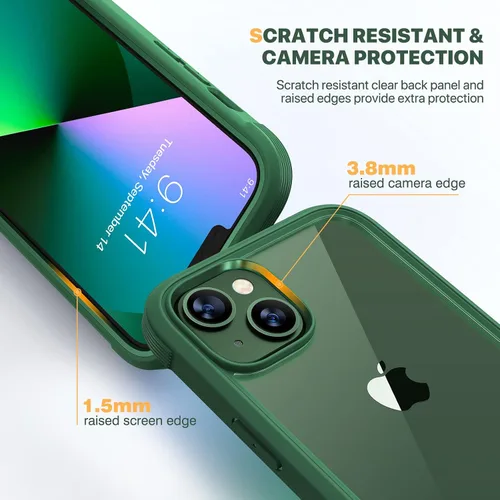 Vista 53 de DIACLARA - Funda transparente compatible con iPhone XR 6.1 pulgadas 2018