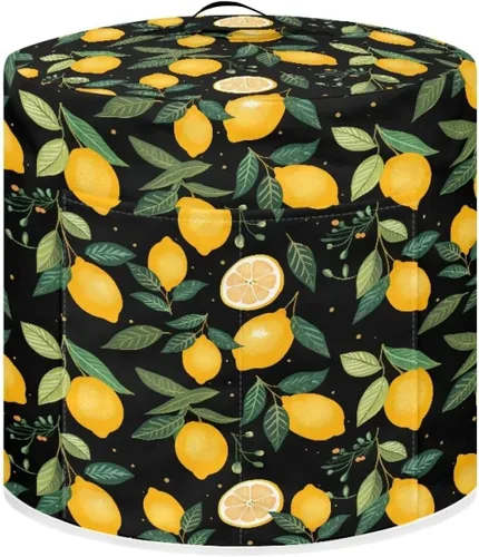 Vista 20 de Suobstales Cubierta para aparato con estampado de estrellas de mar de playa, cubierta antipolvo, funda portátil para olla a presión con bolsillo