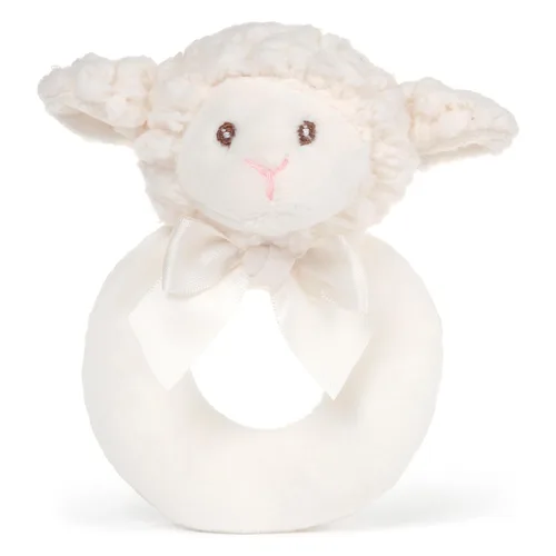 Vista 7 de Bearington Baby 1st Christmas - Oso de peluche de 5.5 pulgadas, sonajeros suaves y anillos de peluche, para edades de 0 a 14 años