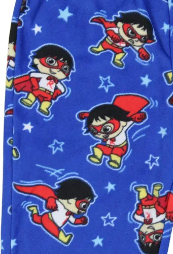 Vista 6 de Komar Kids Ryan's World Super Hero - Conjunto de pijama de manga larga para niños