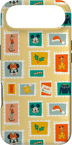 Vista 27 de iPhone 16 Disney Mickey & Minnie Mouse Holiday Christmas Santa Stamps Case