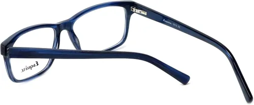 Vista 4 de Esquire Gafas de acetato de diseñador y estuche rígido EQ1513 en azul marino 2.126 in lente DEMO, marino