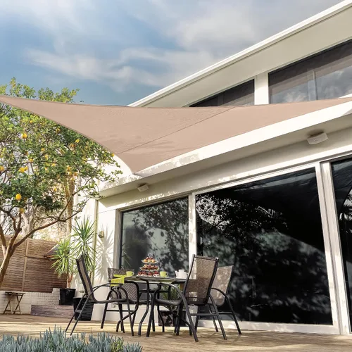 Vista 12 de Coolaroo Coolhaven - Kit de vela para exteriores, 95 % de bloqueo UV, transpirable, con herrajes de acero inoxidable para patio, terraza, jardín
