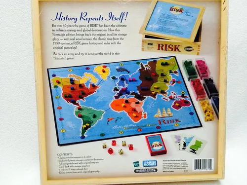 Vista 4 de Hasbro Gaming Nostalgia de Riesgo