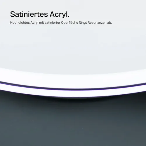 Vista 4 de Pro-Ject Acrylic - Plato giratorio acrílico E Plato acrílico con acabado satinado para tocadiscos Elemental, Primary y Essential, para un sonido más
