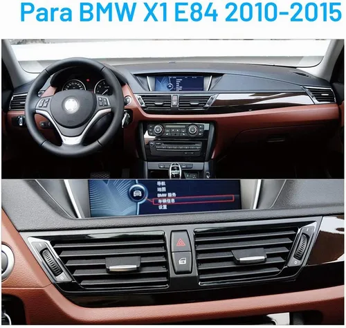 Vista 6 de Cubierta de aire acondicionado para el centro del tablero, remplazo de panel de salida de ventilación de AC central delantera, compatible con BMW X1