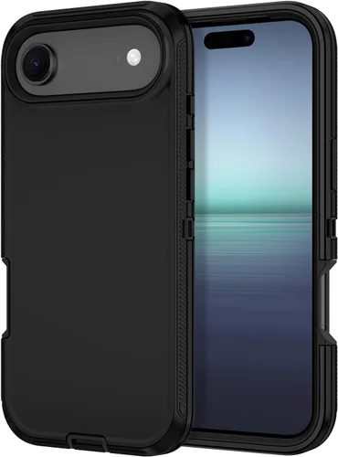 Vista 14 de I-HONVA Funda para iPhone 17 a prueba de golpes, a prueba de polvo y caídas, 3 capas de protección de cuerpo completo [sin protector de pantalla]