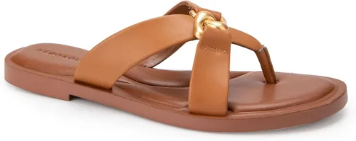 Vista 6 de Aerosoles Sandalias Gaia Slide para mujer, Beige Bronceado