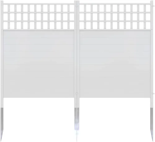 Vista 3 de Zippity Outdoor Products ZP19060 - Kit de vinilo Keswick No-Dig, paquete de 2 (44 pulgadas de alto x 42 pulgadas de ancho) pantalla de privacidad