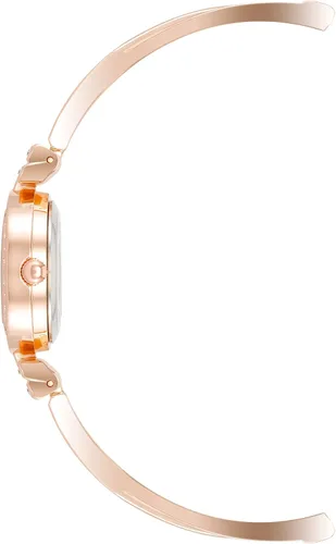 Vista 2 de Anne Klein - Juego de reloj tipo pulsera para mujer con detalles de cristal de primera calidad y brazalete