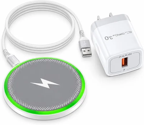 Vista 8 de AILKIN - Enchufe de cargador de pared, cubo de cargador USB, adaptador USB