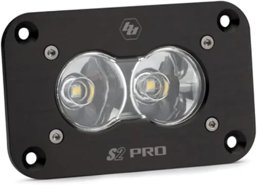 Vista 10 de Baja Designs S2 Pro LED Negro Empotrable Luz Pod (conducción/combinado; ámbar)