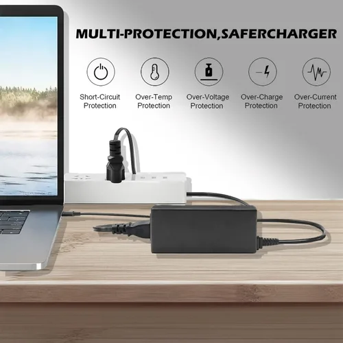 Vista 3 de Reemplazo del cargador para laptop de 65 W para HP