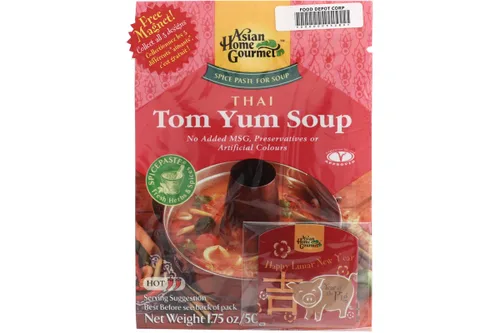 Vista 3 de Asian Home Gourmet Pasta de especias para sopa tailandesa Tom Yum, 1.75 onzas (paquete de 3)