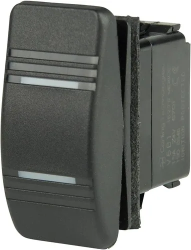 Vista 10 de BEP Marine Control táctil de 3 posiciones IP66 nominal 24V Negro 2 vías DIN montaje en carril interruptor de botón