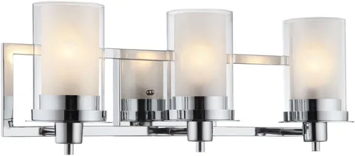 Vista 3 de Juno 73465 - Aplique de pared con 1 luz de cromo pulido y vidrio esmerilado