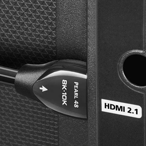 Vista 4 de AudioQuest Pearl 48 0.75m 8K-10K 48Gbps Cable HDMI (2.5ft)