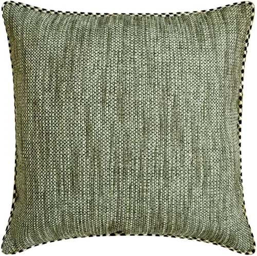 Vista 30 de The HomeCentric Fundas de almohada decorativas beige de 12 x 12 pulgadas (11.8 x 11.8 in), encaje de yute y almohadas marroquíes para sofá