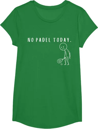 Vista 47 de No Padel Today Funny Padel Stickman Padel Playera Jugador de Tenis