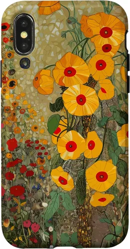 Vista 5 de Art Nouveau Flowers, Garden and Floral Nature Art Case for iPhone 17