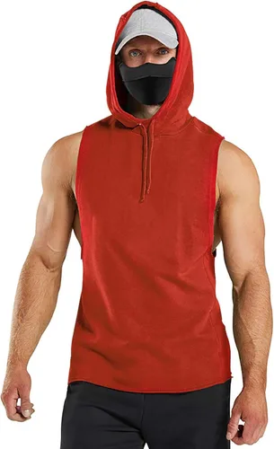 Vista 3 de Aipengry Camisetas sin mangas de verano para hombre, camisetas sin mangas para motocicleta, camisa hawaiana de los años 50, camisa atlética