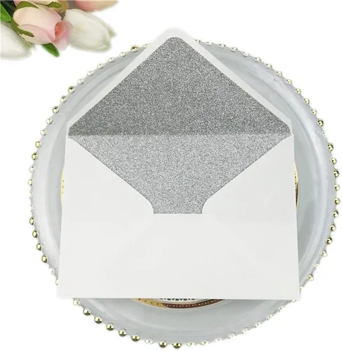 Vista 13 de 25 sobres A7 de color rubor perlado, 5.35 x 7.7 pulgadas, perfectos para bodas de 5 x 7, tarjetas de invitación, invitación de felicitación