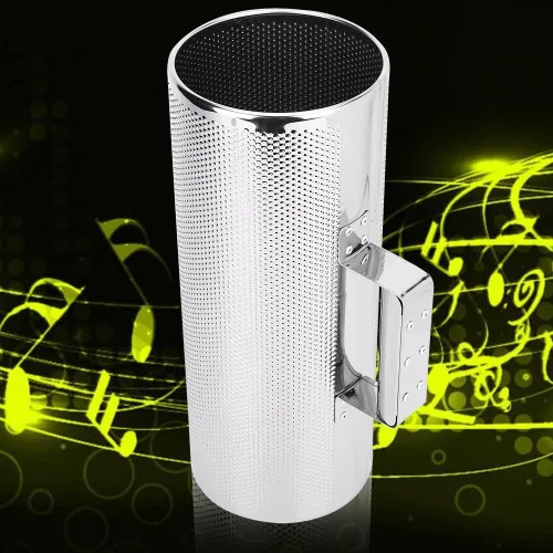 Vista 4 de Tbest Wiro Musical,Guiro Musical LP,Instrumento de percusión de acero inoxidable,5x12.8 '' con raspador