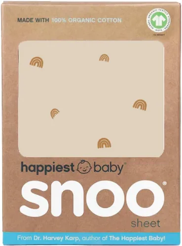 Vista 4 de Happiest Baby SNOO - Sábana bajera ajustable de algodón orgánico para bebé