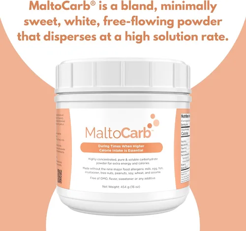 Vista 7 de MaltoCarb Maltodextrina en polvo, 16.01 oz Polvo de carbohidratos, energía sostenida, absorción rápida, sin gluten, a base de plantas